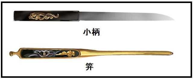 小柄と笄 | 日本刀とか趣味のブログ