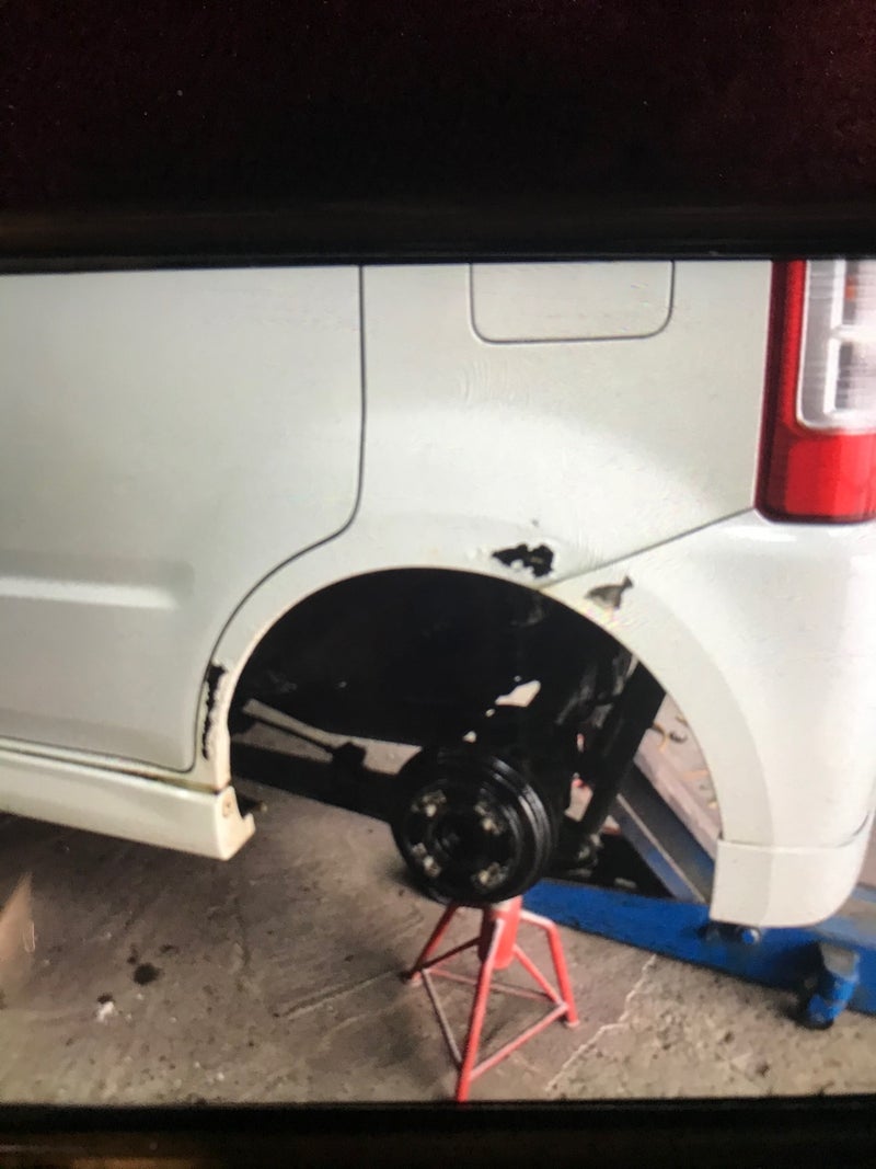 ワゴンr サビ修理 青森県弘前市 自動車鈑金塗装 オートガレージ三上のブログ
