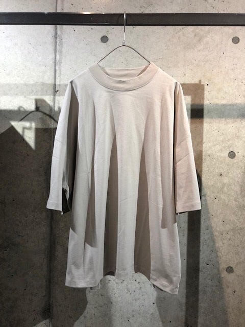 STUDIO NICHOLSON「PIU」SHORT SLEEVE MOCK NECK T | ragazzo cultura