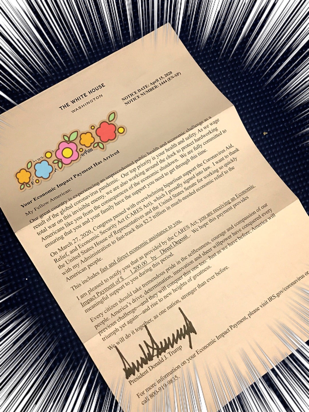 ホワイトハウスのトランプ大統領から来た手紙 yukarinn’s 満喫！ハワイ暮らし
