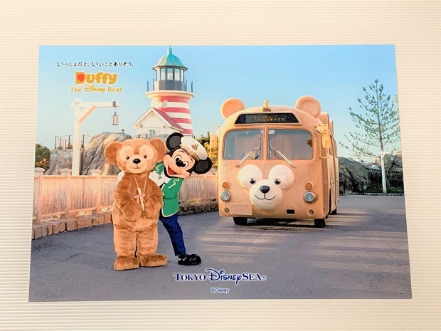 ダッフィーバス ふわふわ体験 乗車記念ピンバッチ 話題の「ダッフィー 