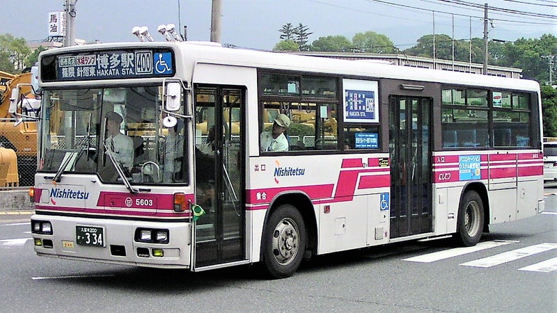西鉄バス 甘木 5603 ブログ版 トラフィックタウン