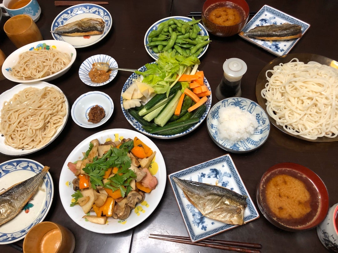 ざる うどん 献立