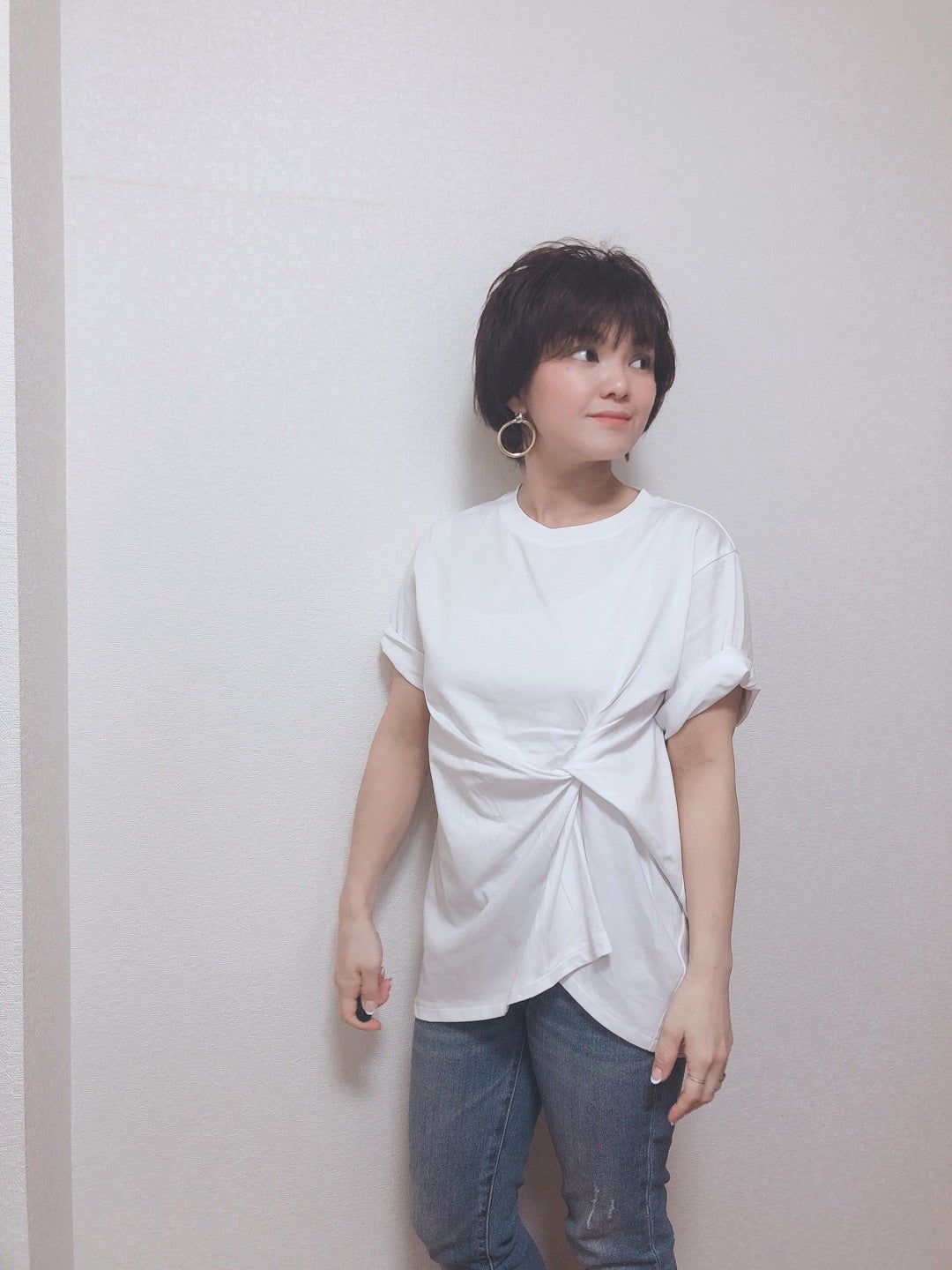 簡単にスタイルアップできるアラフォーのTシャツの着方 【横浜鶴見】40代女性の好きと似合うのパーフェクトクローゼット