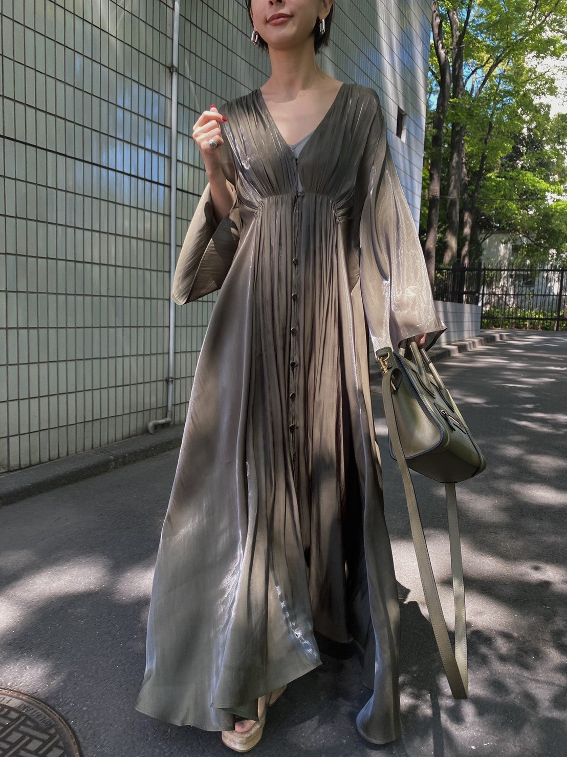 高級素材使用ブランド 【値下】AmeriVINTAGE/PENTAGONNECK 新品 DRESS