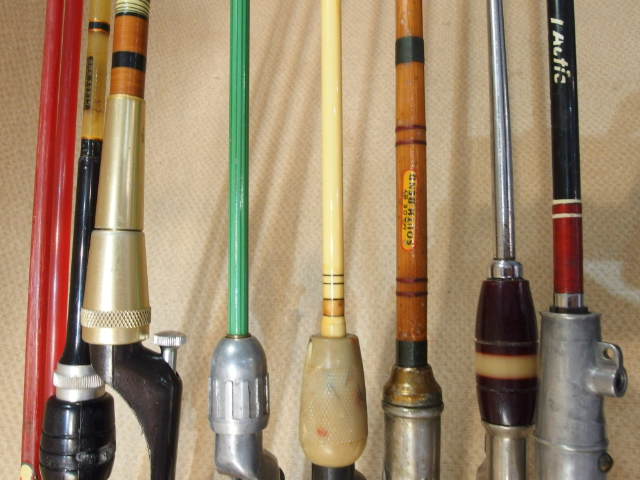 ソリッドグラス , スチールロッド など オールドロッド 9本入荷