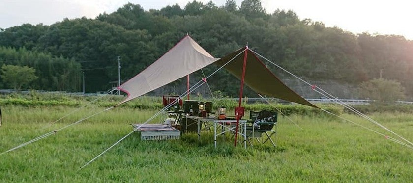 テンマクデザイン 焚き火タープ コットンヘキサM | キャンプ、車中泊 