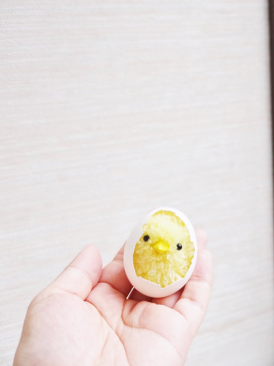 作り方】卵から生まれたてのひよこポンポン | こいとの Handmade Life
