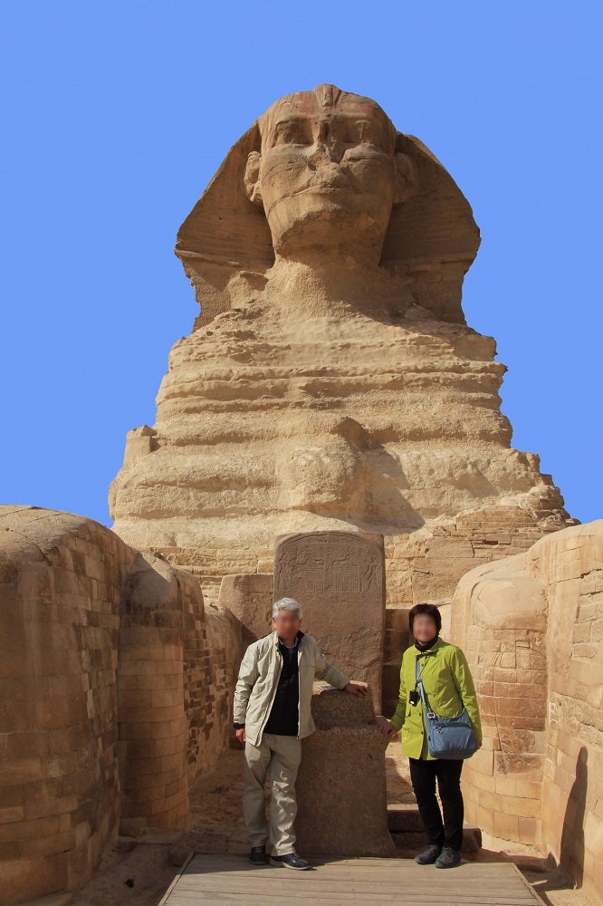 エジプト紀行 その７１ カイロの世界遺産 ギザのスフィンクス見学 牡羊座の独り言 Part ２