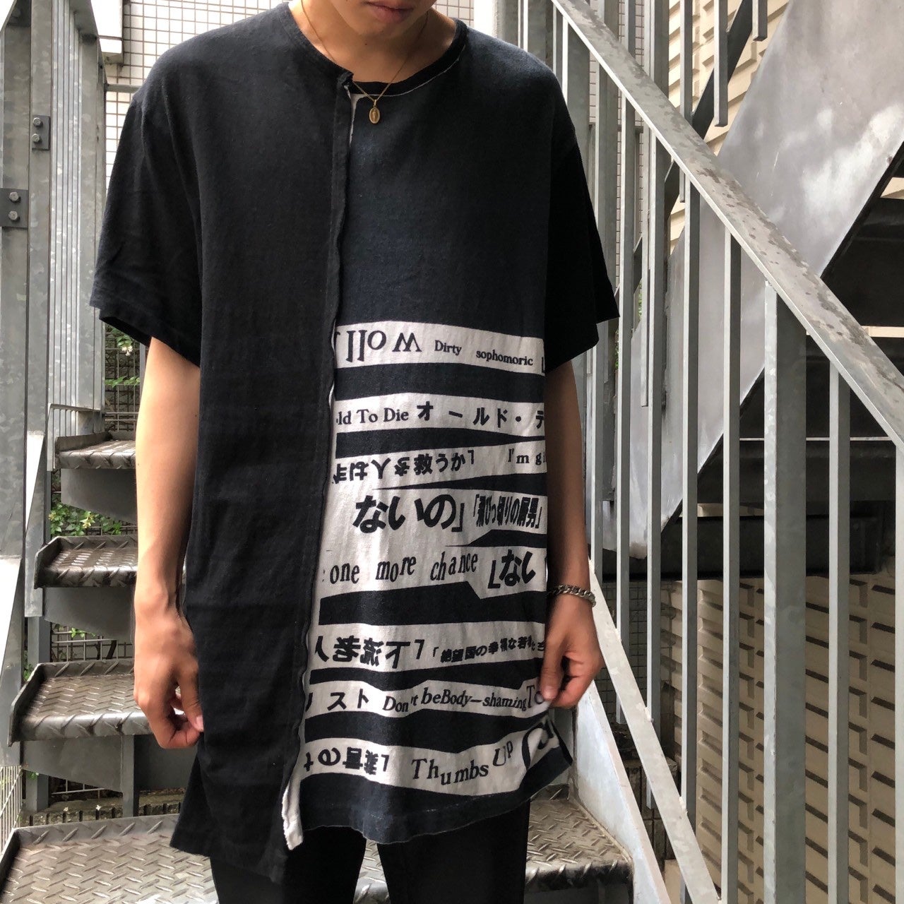 YOHJI YAMAMOTO POUR HOMME 18SS 着る服ないの メッセージ Tシャツ | モード専門ブランド古着 買取＆販売 Refine