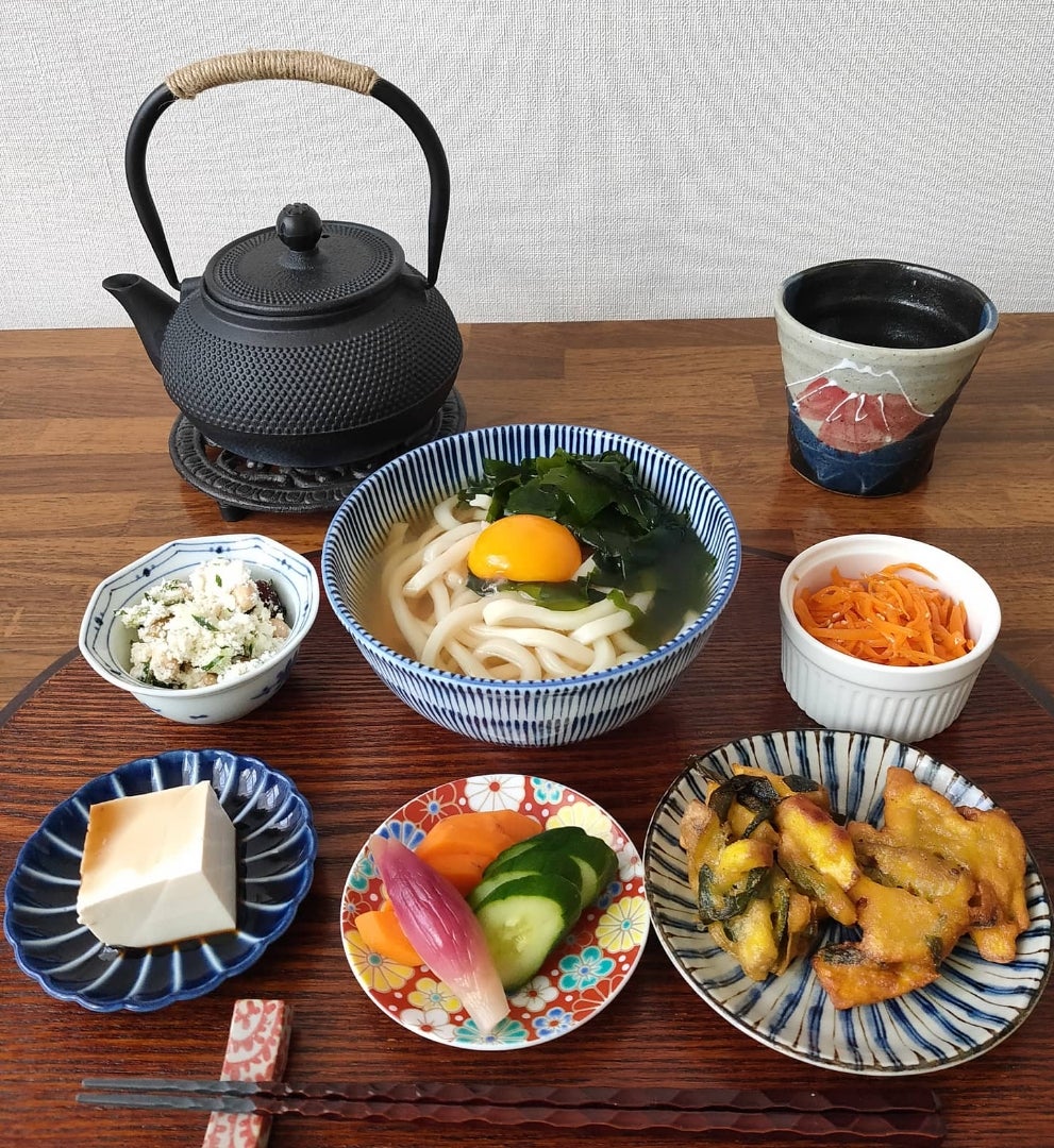 月見うどん✨ | 暮らしを楽しむ 365日 献立日記