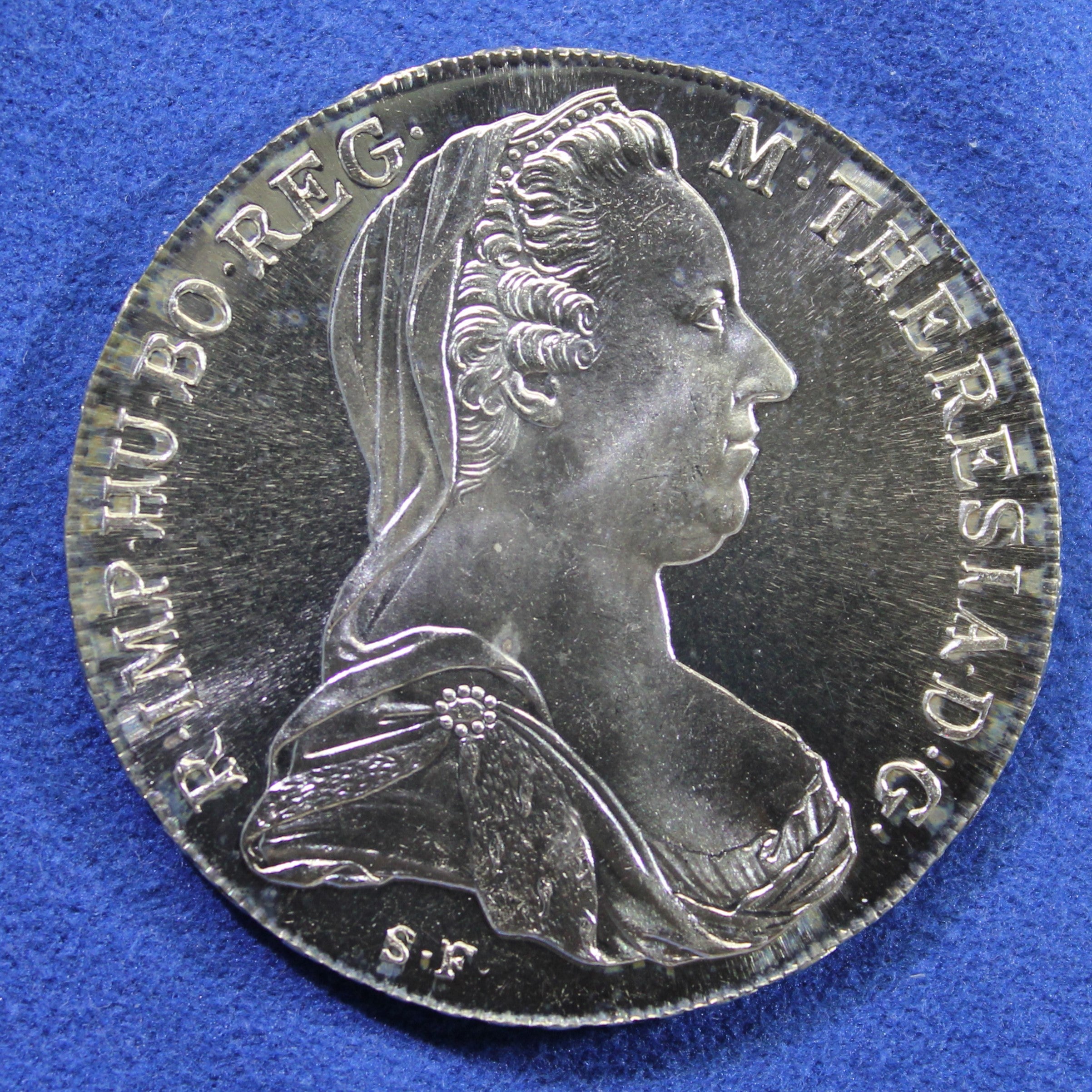 オーストリア マリア・テレジア 年銘ターレル銀貨   のブログ