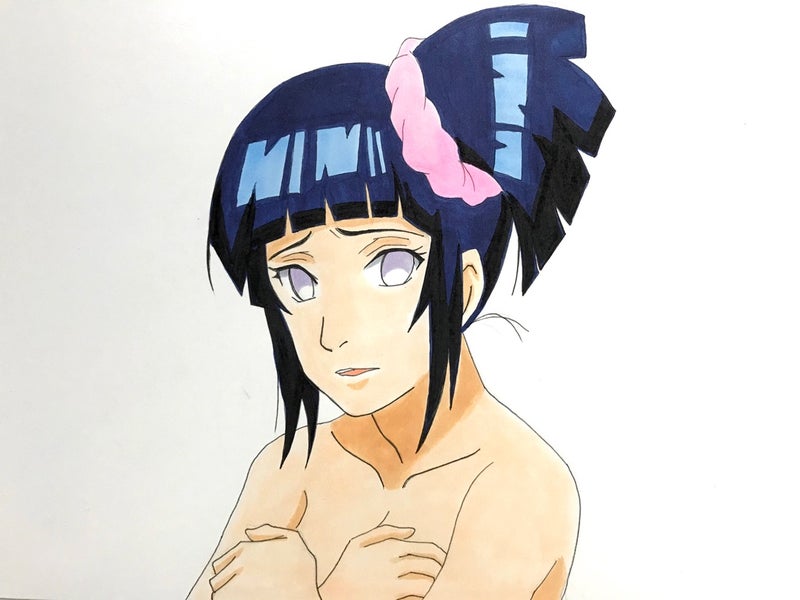 Naruto 日向ヒナタ 描いてみた いろんなアニメキャラ描いてみたブログ