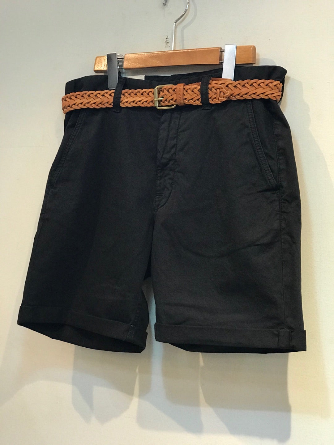 Nudie Jeans Luke Shorts Smooth Comfort Black | OREGON TRAIL 熊谷