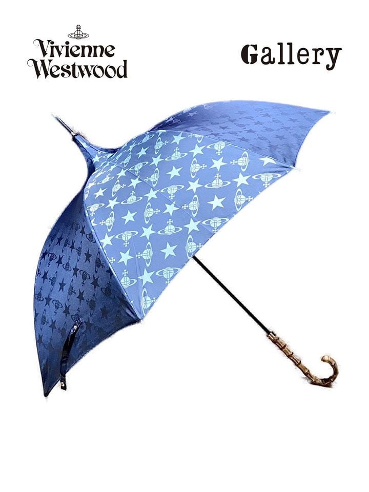 Vivienne Westwood 2020年春物新作雨傘 スター&ORB 長傘（ネイビー 