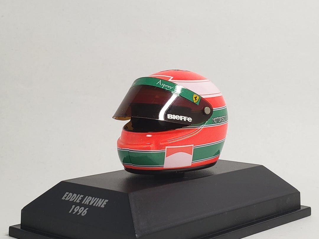 日本でも活躍したF1ドライバー エディ・アーバイン ヘルメット 1996 