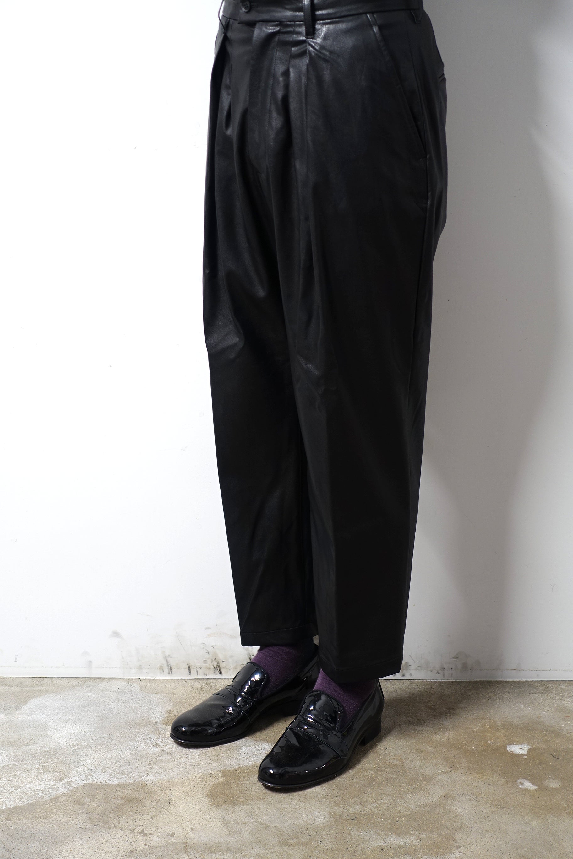 stein(シュタイン)/EX WIDE TAPERED TROUSERS/Black 通販 取り扱い