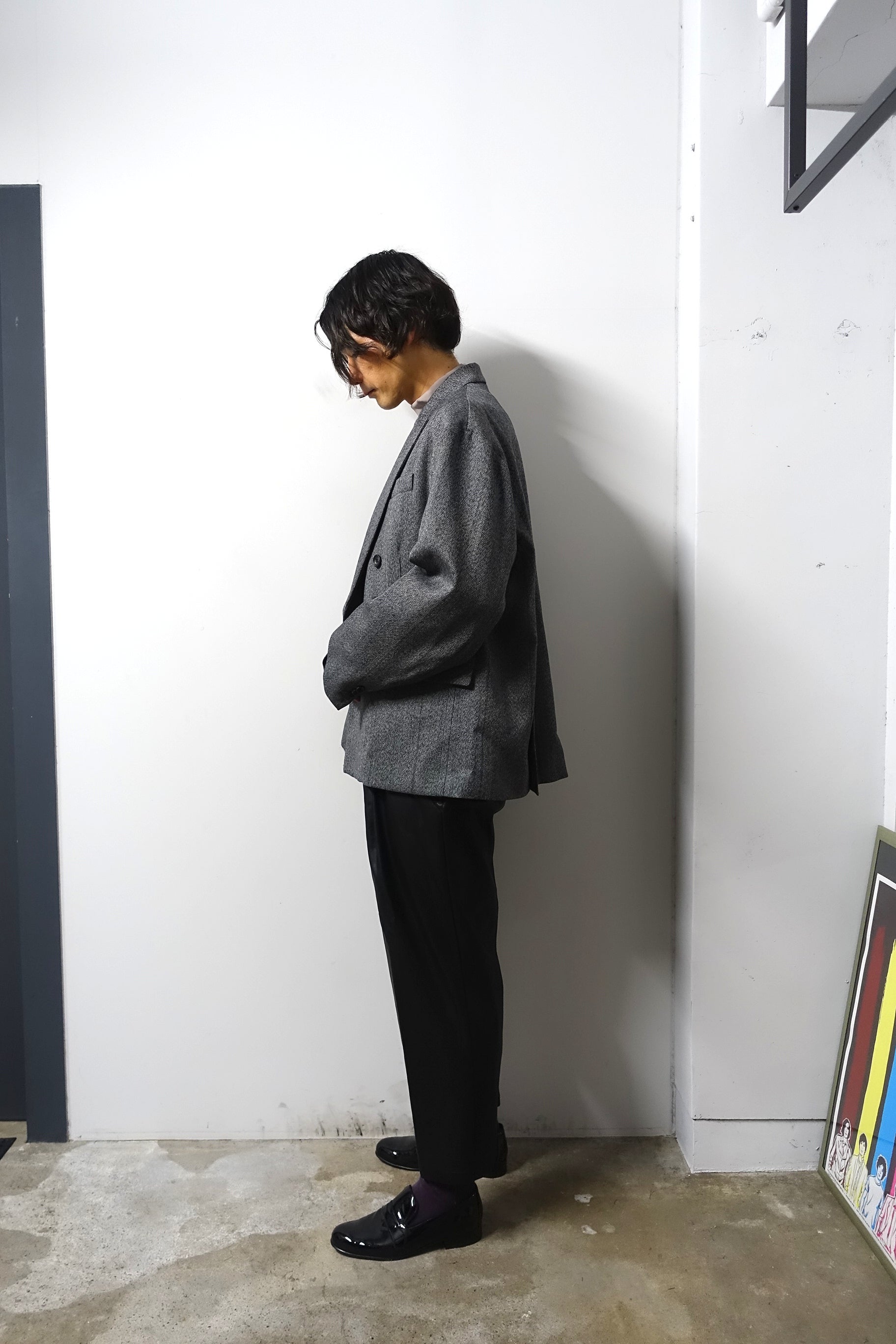 stein(シュタイン)/EX WIDE TAPERED TROUSERS/Black 通販 取り扱い 