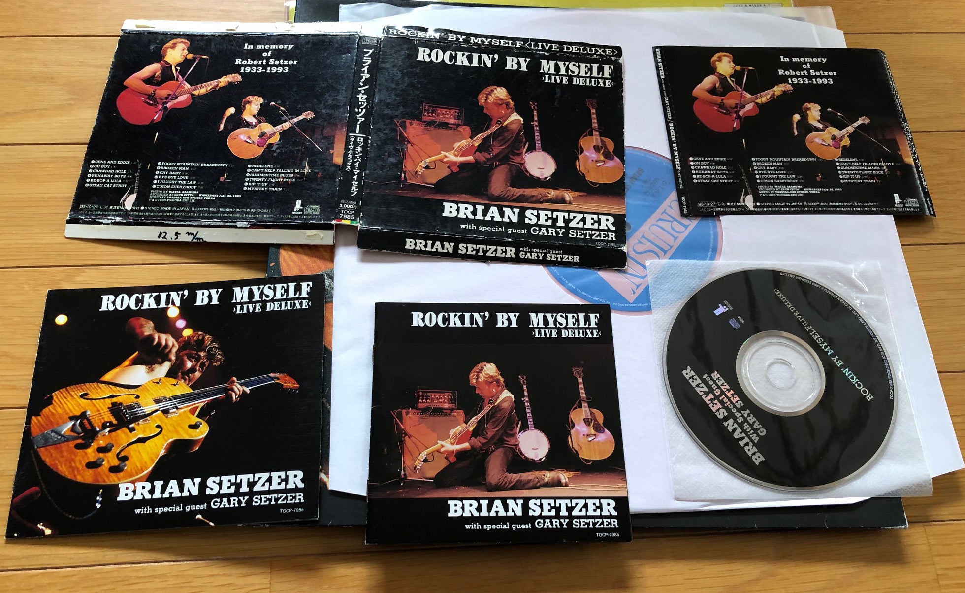 Brian Setzer Rockin' by myself | Over Easy Diary