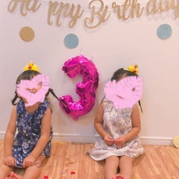 画像 双子3歳誕生日 の記事より 3つ目