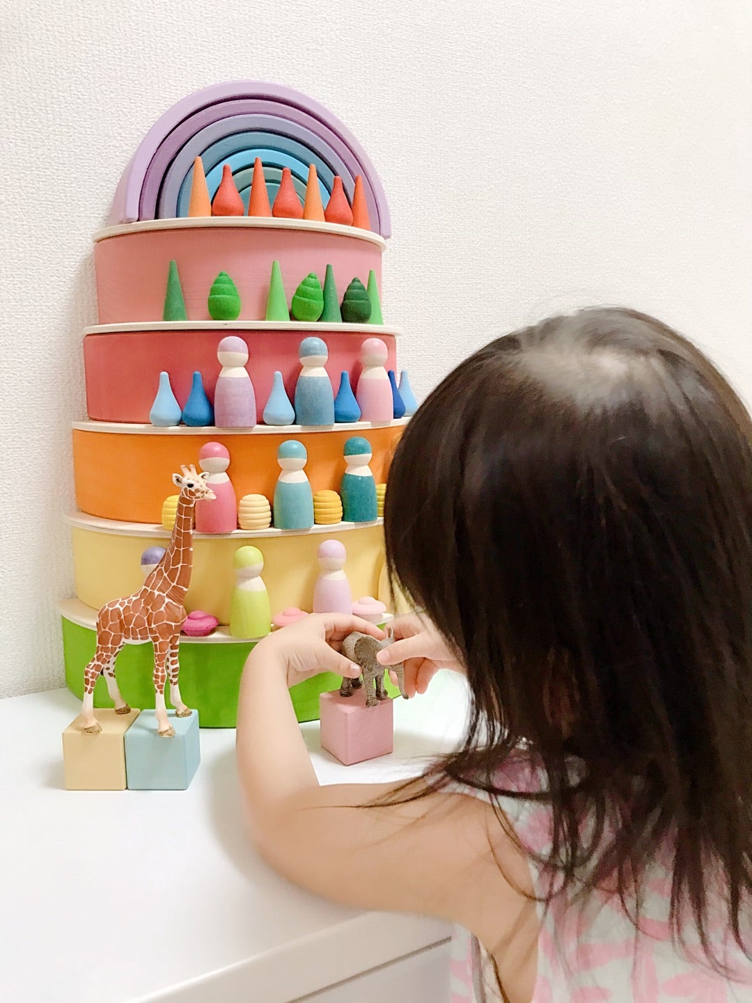 オンライン積み木ショー✧*̣̩⋆̩☽⋆゜ | ＊*チョビ's 子育て