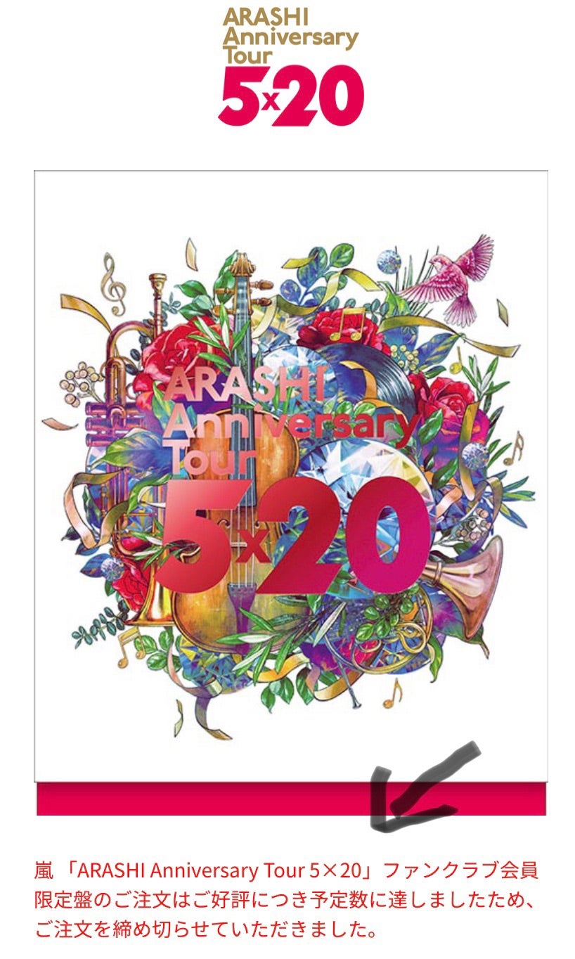 ARASHI Anniversary Tour 5×20 FC限定盤 DB | www.myglobaltax.com