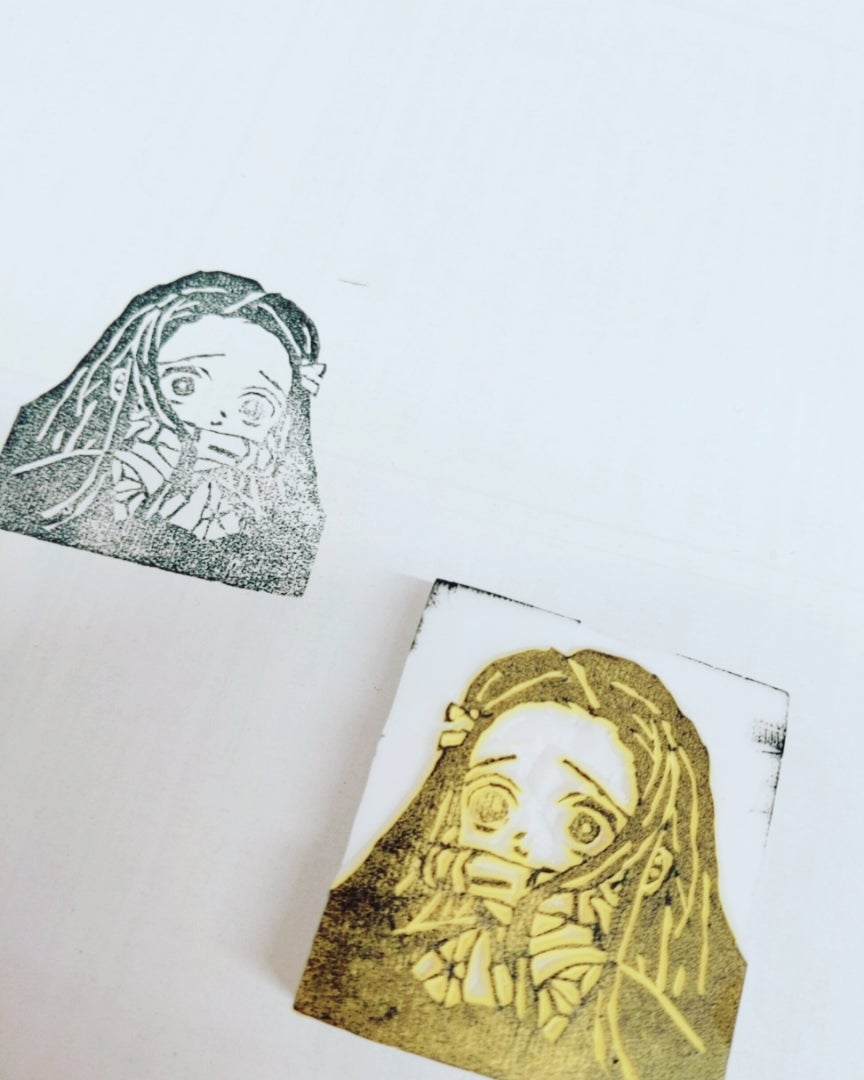 消しゴムはんこ 鬼滅の刃シリーズ 書道家 沙織のブログ