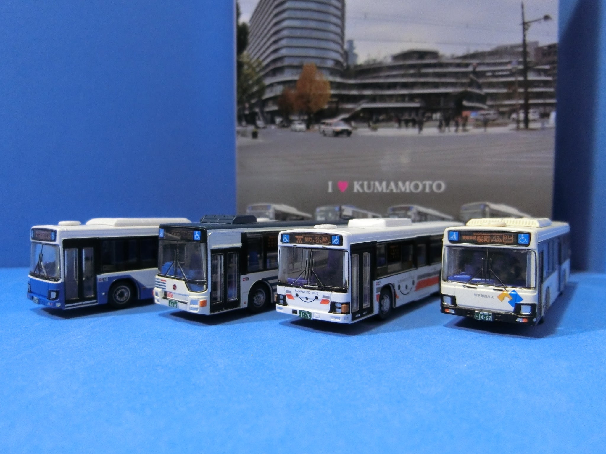 バスコレクション「熊本桜町バスターミナルセットＡ」 | きままな鉄道模型