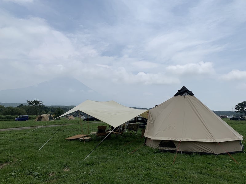 新テントでキャンプ in ふもとっぱら | エヴァ号カヤックフィッシングの軌跡