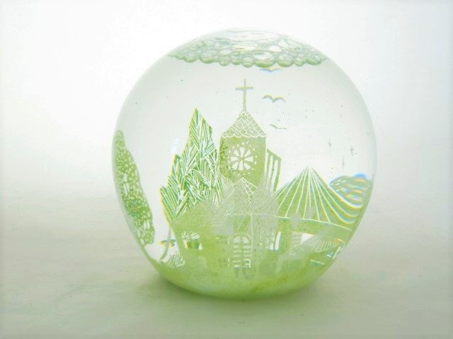 金津沙矢香さんのスノードーム | Glass Gallery SUMITO ガラスの魅力