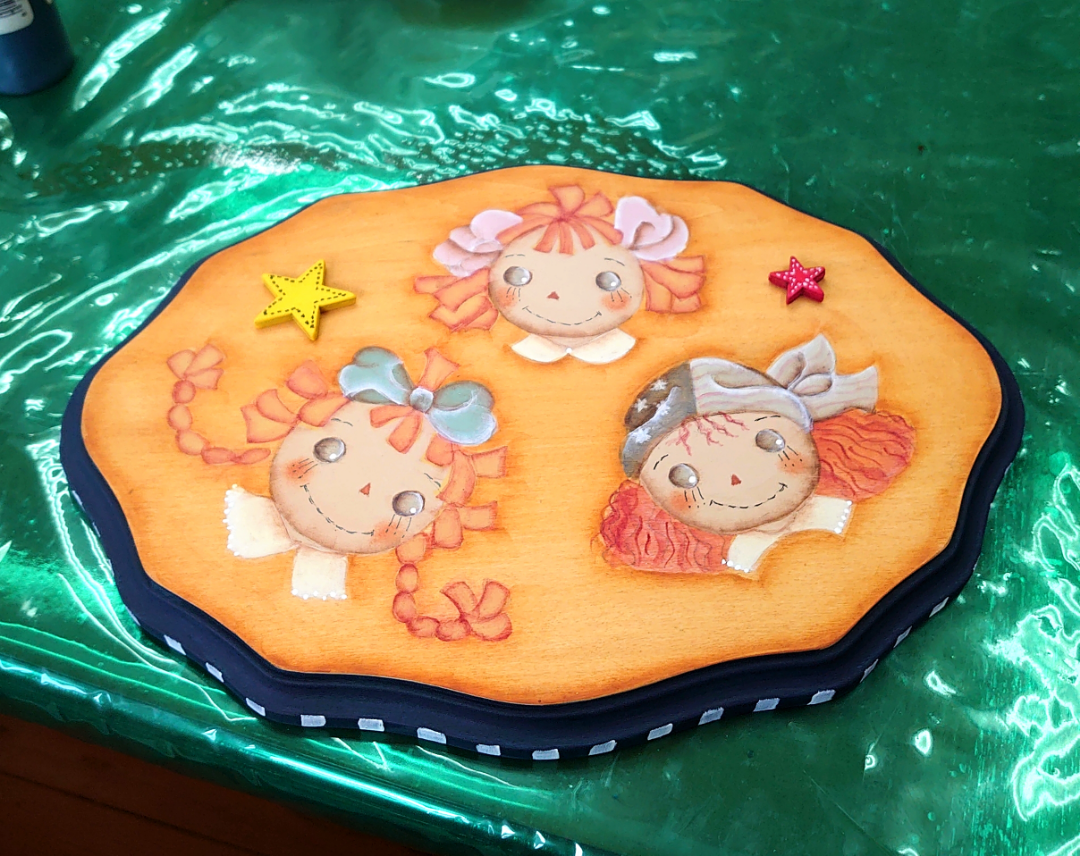 今日のトールペイント教室 Aterier Kiki アトリエ キキ のトールペイント エアブラシアート教室