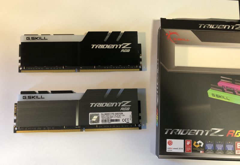 Trident Z RGB F4-3600C17D-32GTZR (DDR4-3600 16GB×2) 