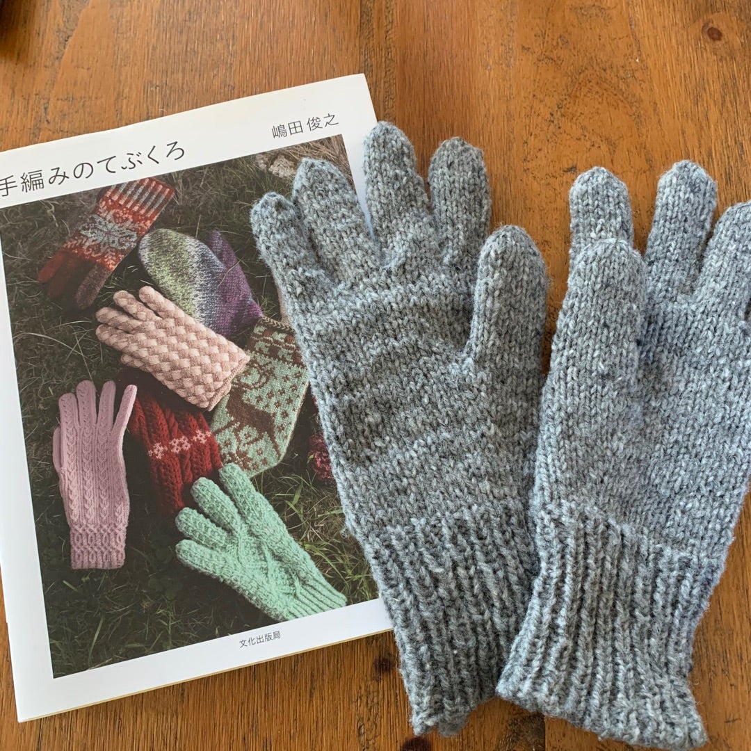 「手編みのてぶくろ」から 〜生徒さま作品 15〜 | amimono idee あみもの たびたび ねこ