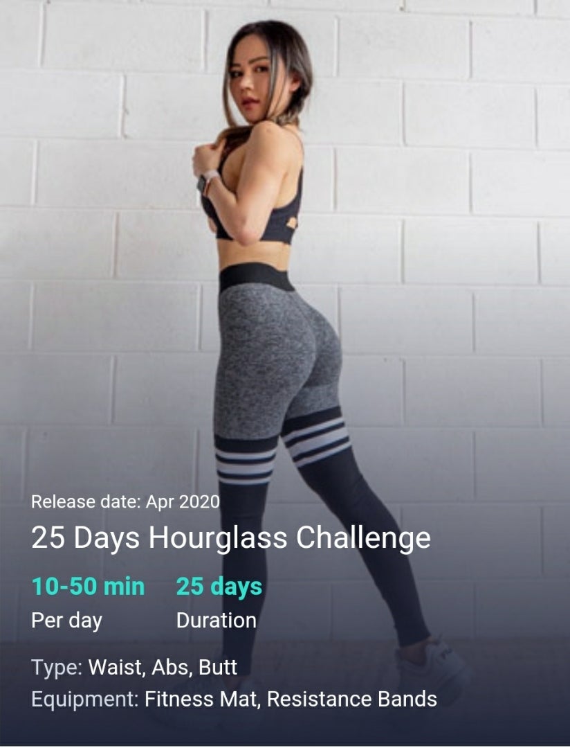チャレンジ終了Chloe Ting 25Days Hourglass Challenge | 毎日体重記録とその日の心の変化を書くブログ