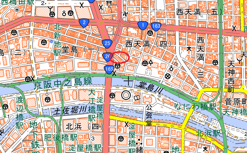 Template:大阪市高速電気軌道御堂筋線路線図
