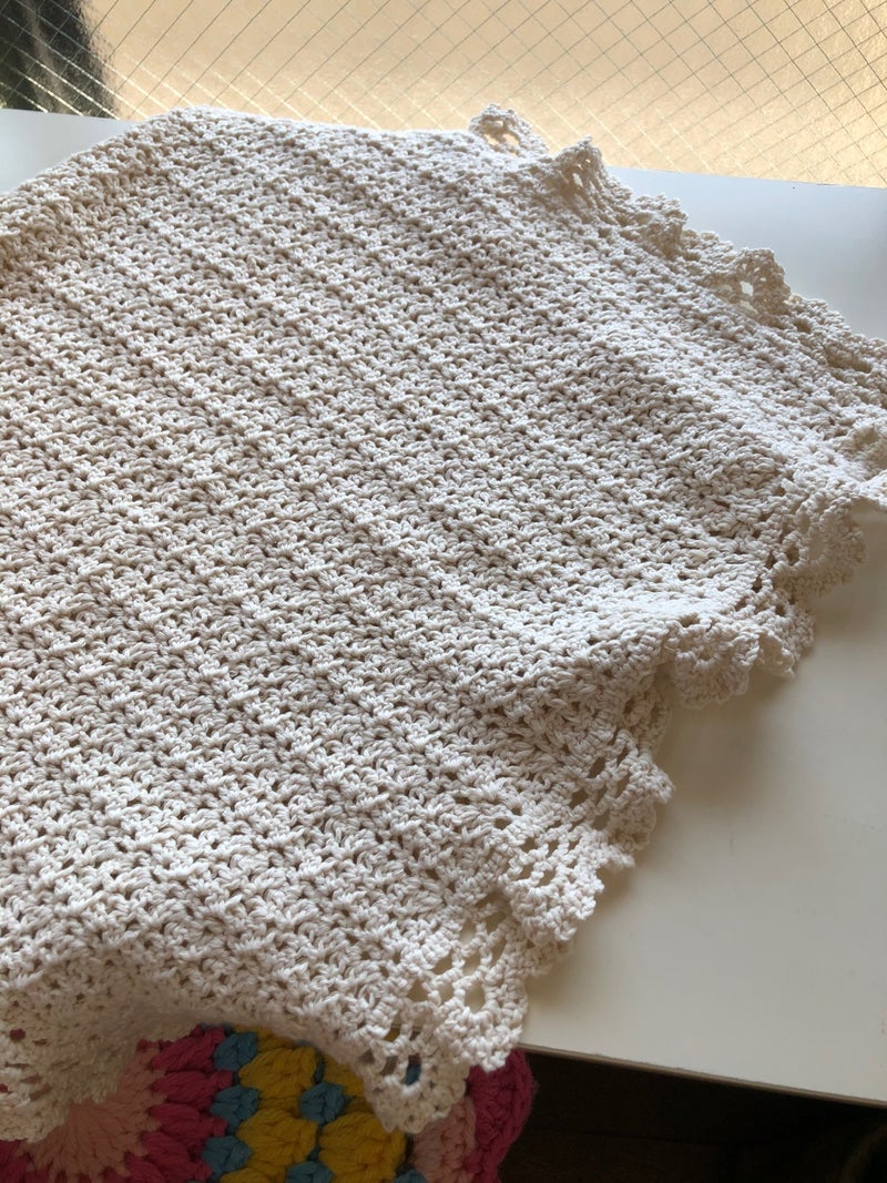 ベビーのおくるみをかぎ針で Knitting レイレイ編み物日記 シエンブログ