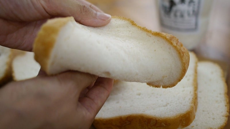 食パン ホームベーカリー 米粉 ホームベーカリーの米粉100%パン シンプルレシピで普通に焼ける