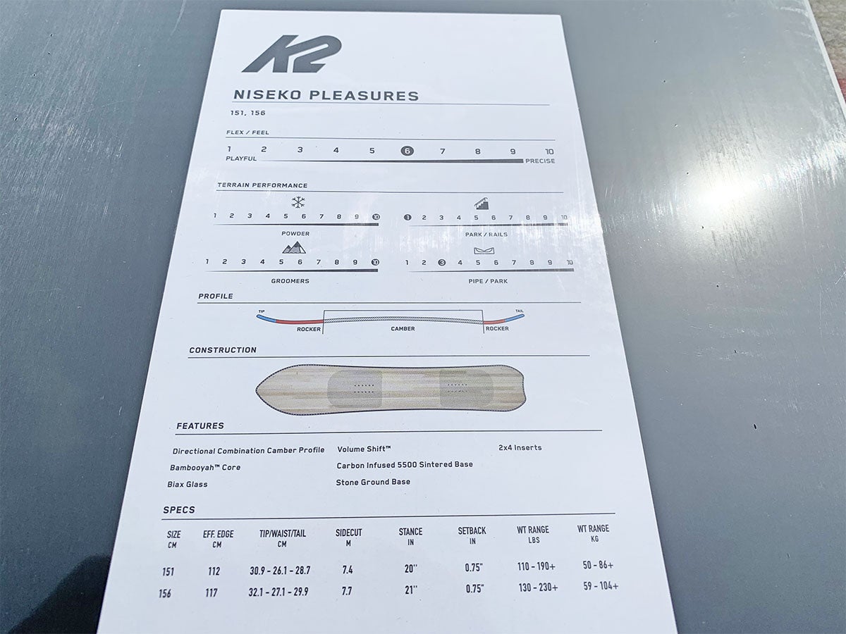 20-21モデル 限定アーリーリリース K2 NISEKO PLEASURES 20-21モデル 限定アーリーリリース K2 NISEKO PLEASURES