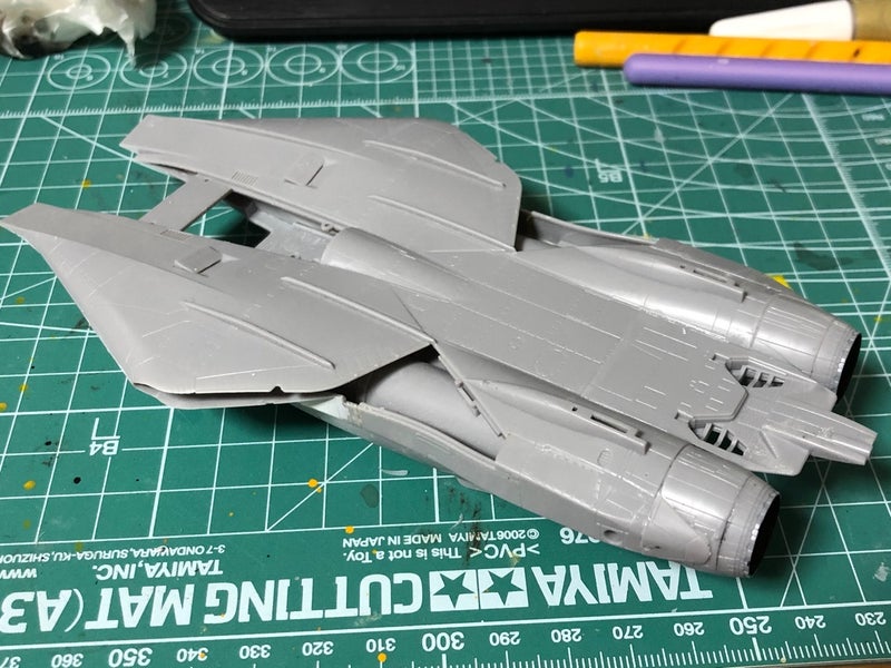 ファインモールド 1/72 F-14A トムキャット③ | ドラゴンのラジコン日記