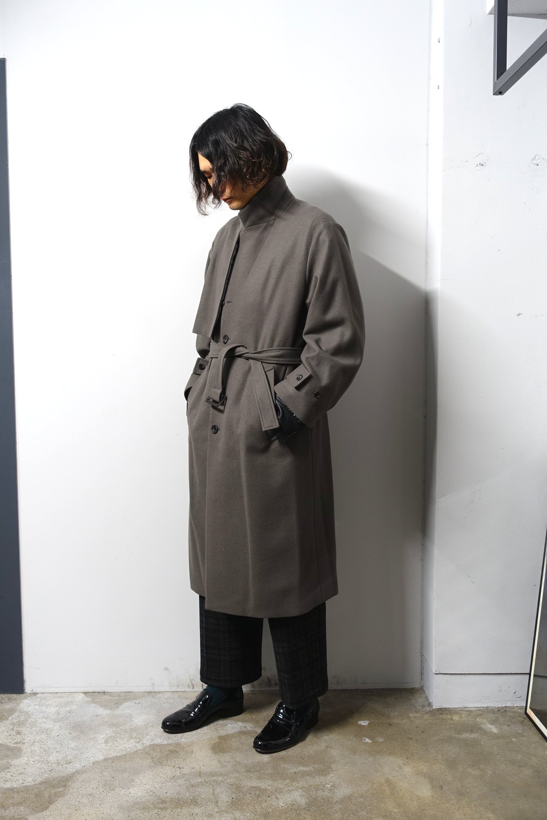 stein(シュタイン)/LAY CHESTER COAT/G.Taupe 通販 取り扱い-CONCRETE 