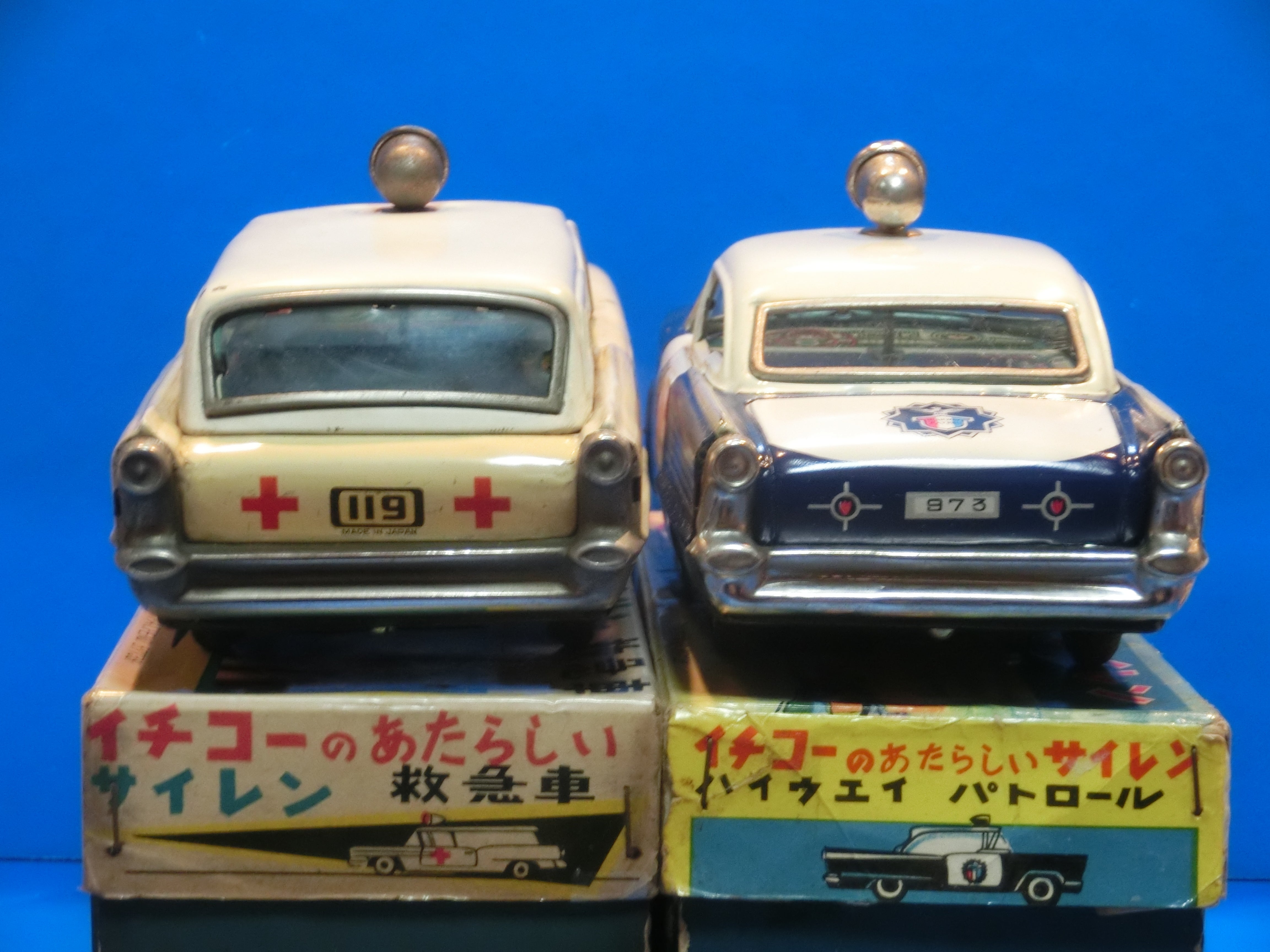 当時物 日本製 イチコー 日産チェリー ブリキ自動車 昭和レトロ カー