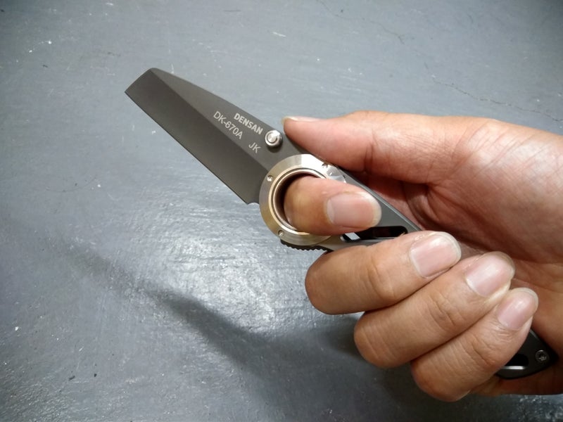 デンサン 電工ナイフ DK-670D キャンセル 折りたたみ式