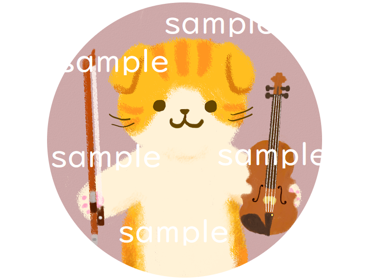 バイオリンを弾く動物たちのイラスト ヴァイオリン猫 犬 かわいい絵 フリー素材 ベイエリアシリコンバレー生活 子供 大人の音楽教室習い事 バイオリン レッスンブログ