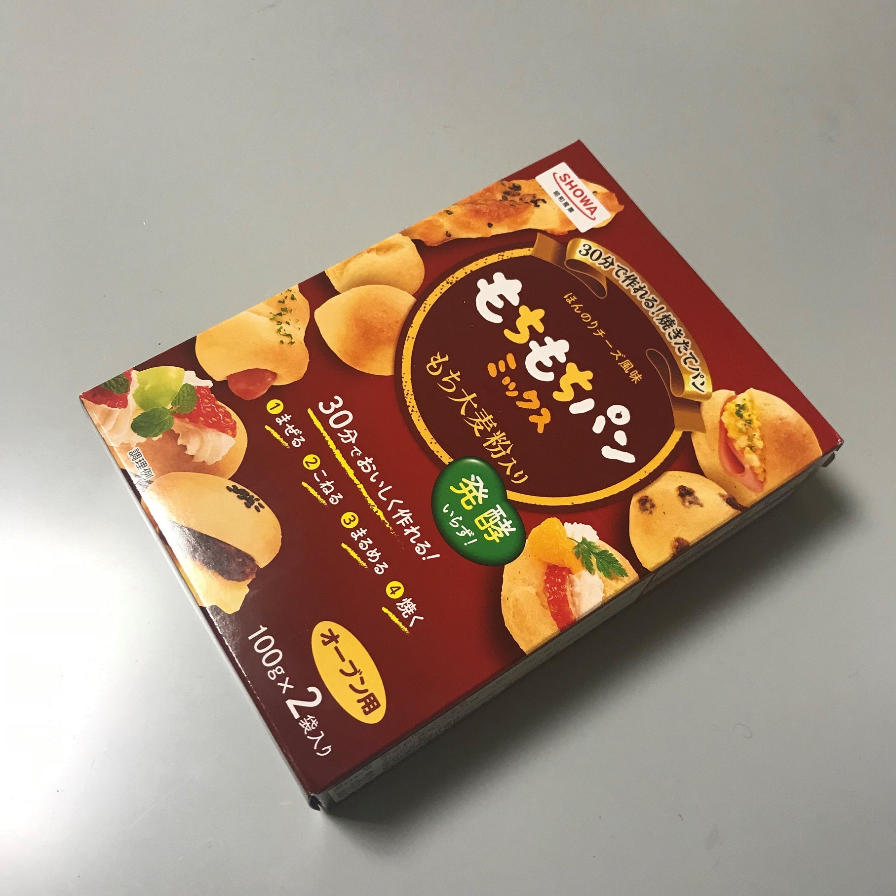 送料無料 昭和産業 SHOWA 100g×2袋 ×24個 もちもちパンミックス