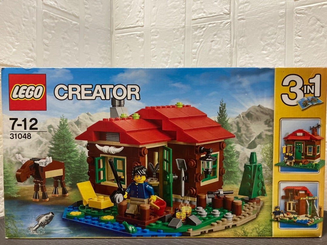 レゴ (LEGO) クリエイター 湖岸のロッジ 31048を作ってみました 