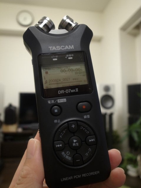 TASCAMさんのDR-07MKⅡ Ver2を購入〜♬ | しゅうちゃんガンバ！！のブログ