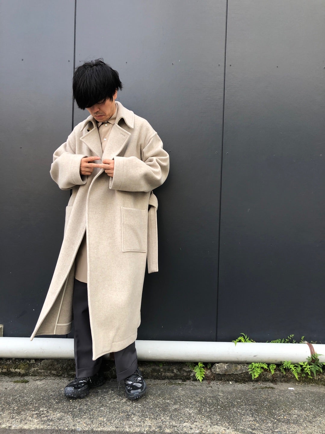 ATHA DOUBLE MELTON MAXI COAT | ragazzo cultura