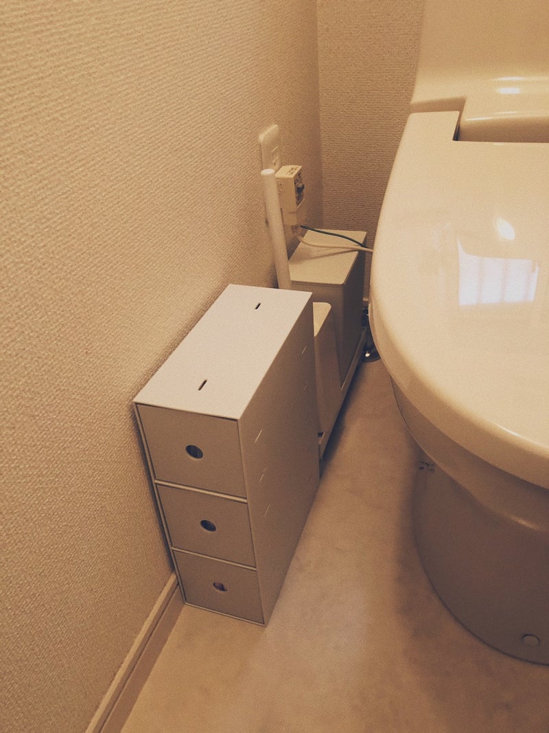 【無印良品】トイレに収納がない問題を小物収納3段で解決 ＂北欧インテリア好き＂岐阜・愛知の整理収納アドバイザー