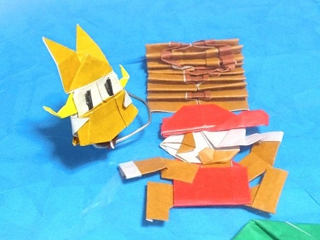 かわいい 折り紙 折り方 キャラクター ジブリ 無料の折り紙画像