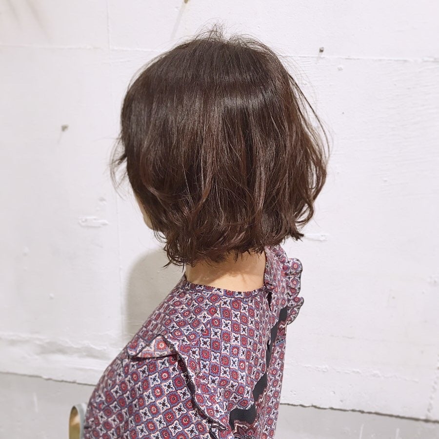 Nora 久場秀行 5歳ヘア 富岡佳子さん風 大人のコンパクトボブ Nora Hair Salon
